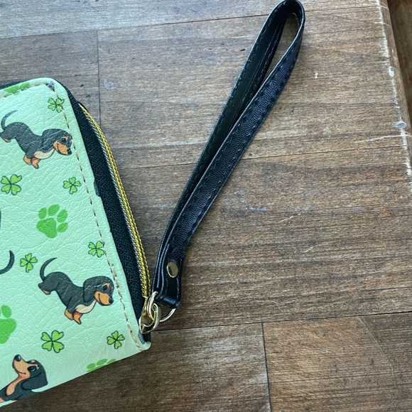 Dachshund wiener dog Print Wallet wristlet-new - Picture 3 of 5